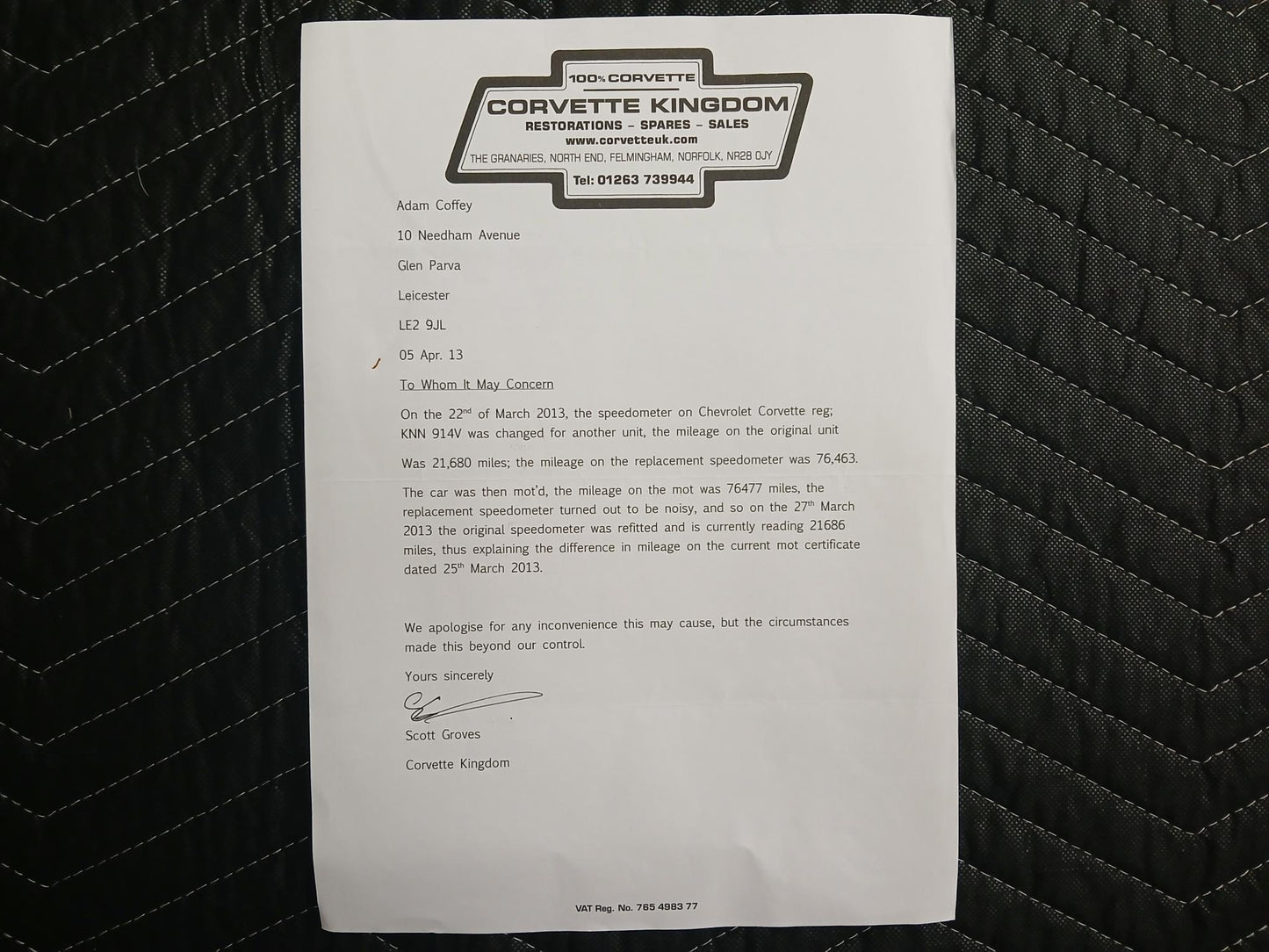 1980 Chevrolet Corvette Stingray 5.7 Auto - FOR SALE VIA AUCTION