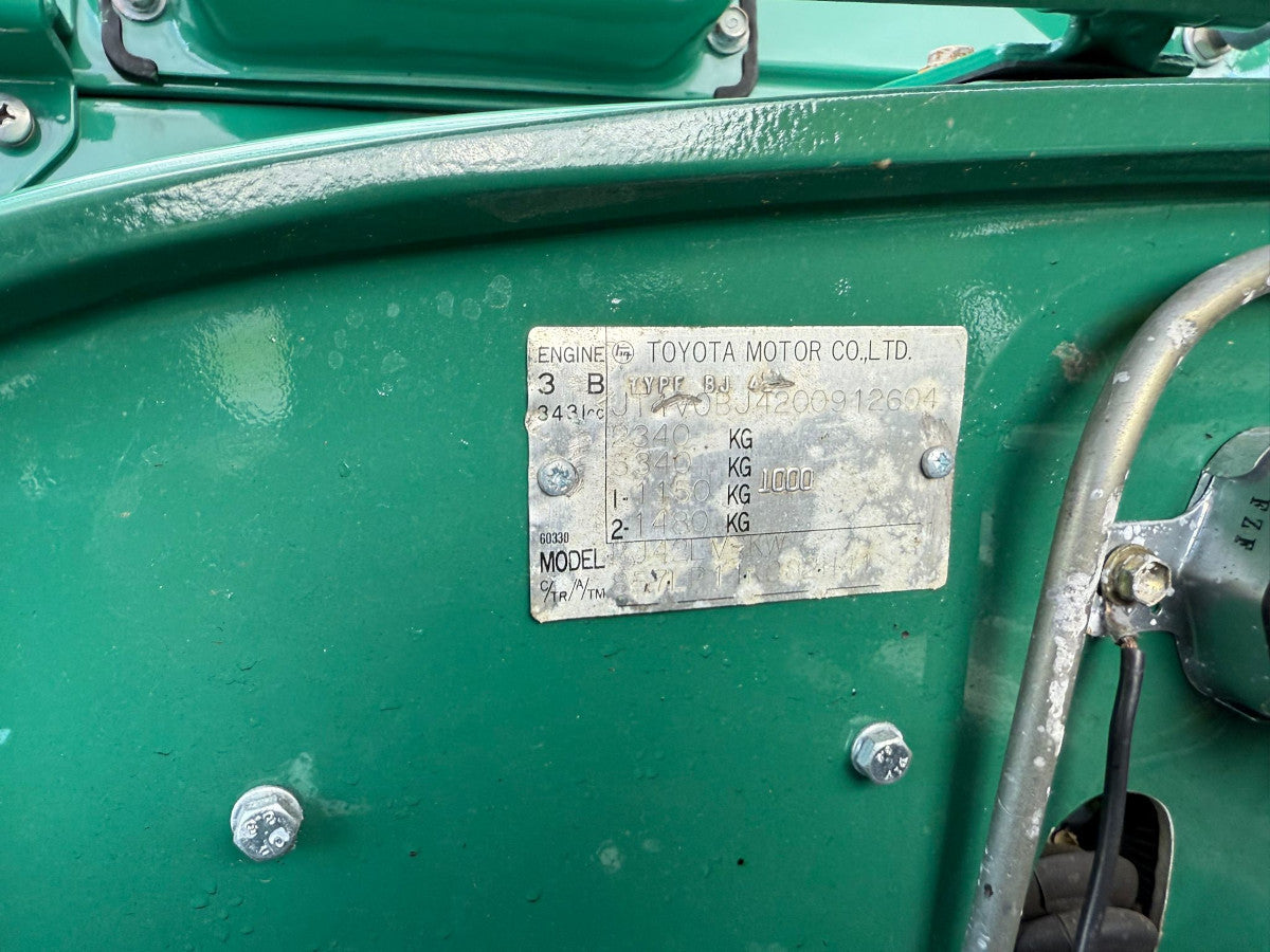 1982 Toyota Land Cruiser BJ42 LHD